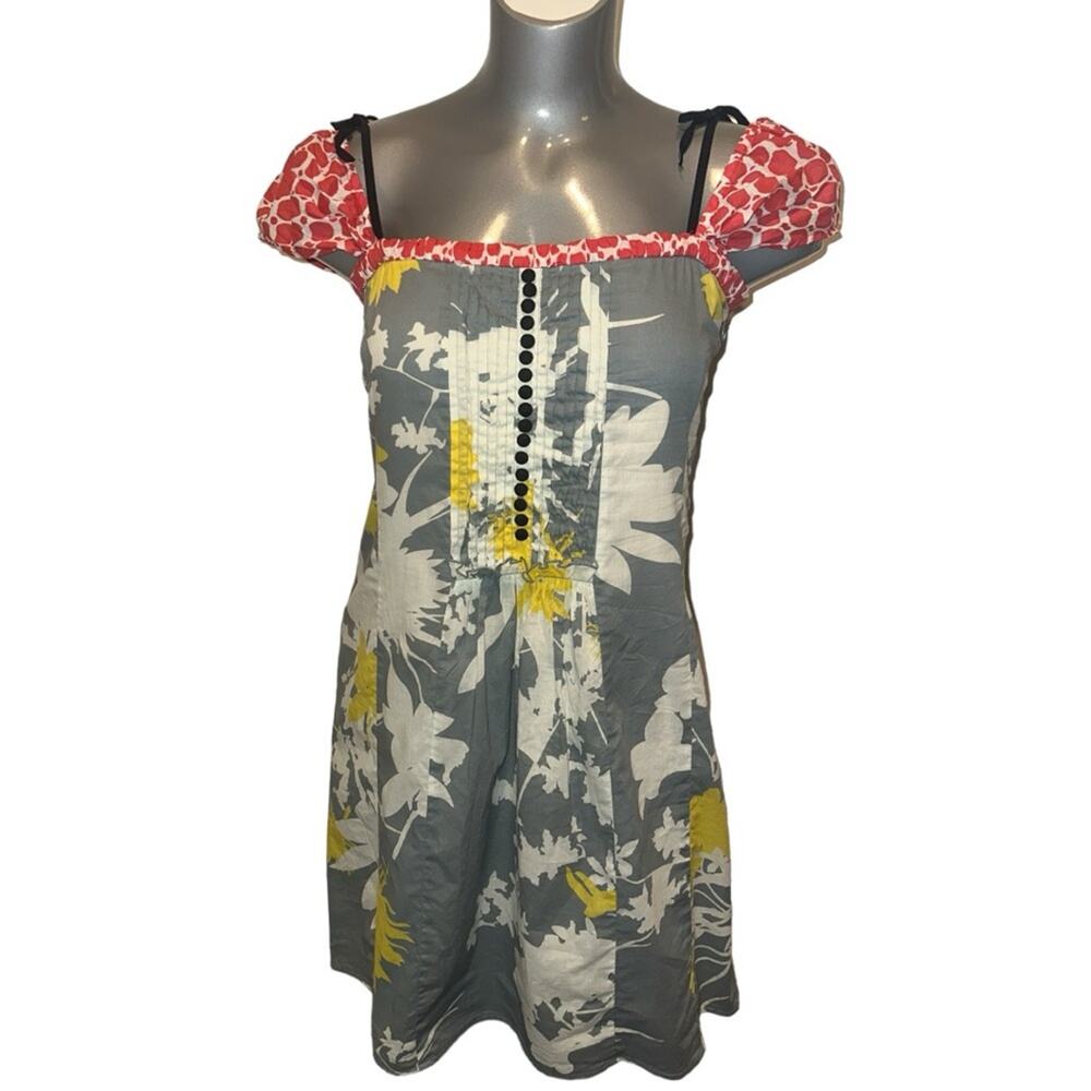 HOSS INTROPIA Floral Cotton Off Shoulder A-Line Dress Size EU 40/ US 10